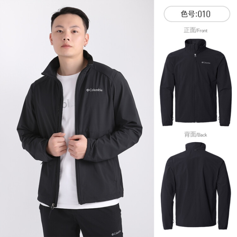 Columbia哥伦比亚户外23春夏新品男款轻薄透气弹力软壳衣夹克外套WE1306 WE1306010