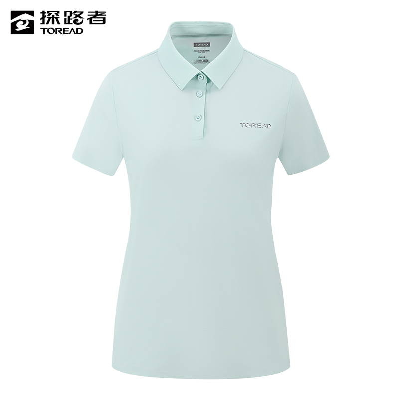 探路者 女式POL0短袖T恤 TAJJAN82593/件高清大图