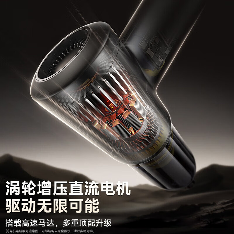 倍思 AT 车载吸尘器 (5000pa) C30476600122-Z1星际黑高清大图