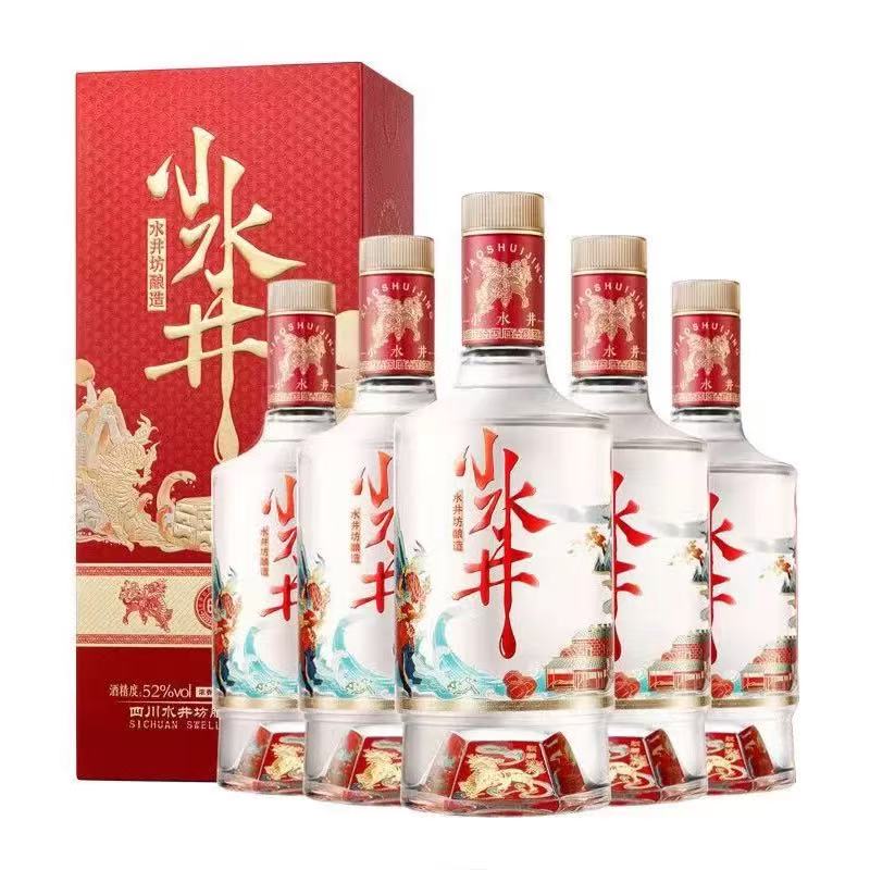 水井坊 小水井52度100ml*5 浓香型白酒高清大图