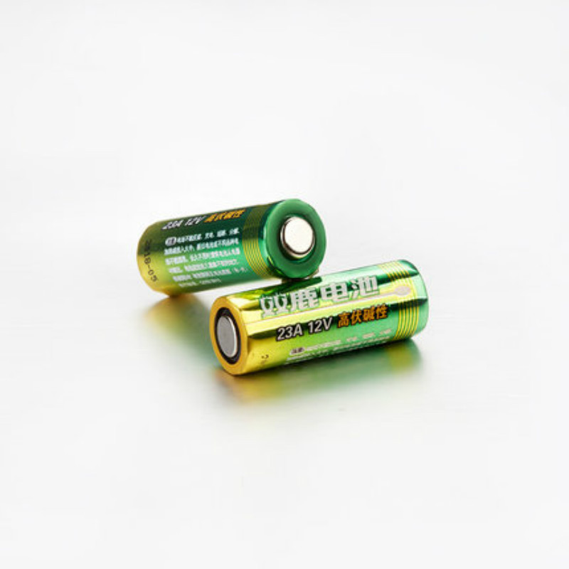 双鹿23A12V电池12v23a卷帘门遥控器车库电动卷 电动门防盗引闪器遥控器电池23安12伏 5粒装