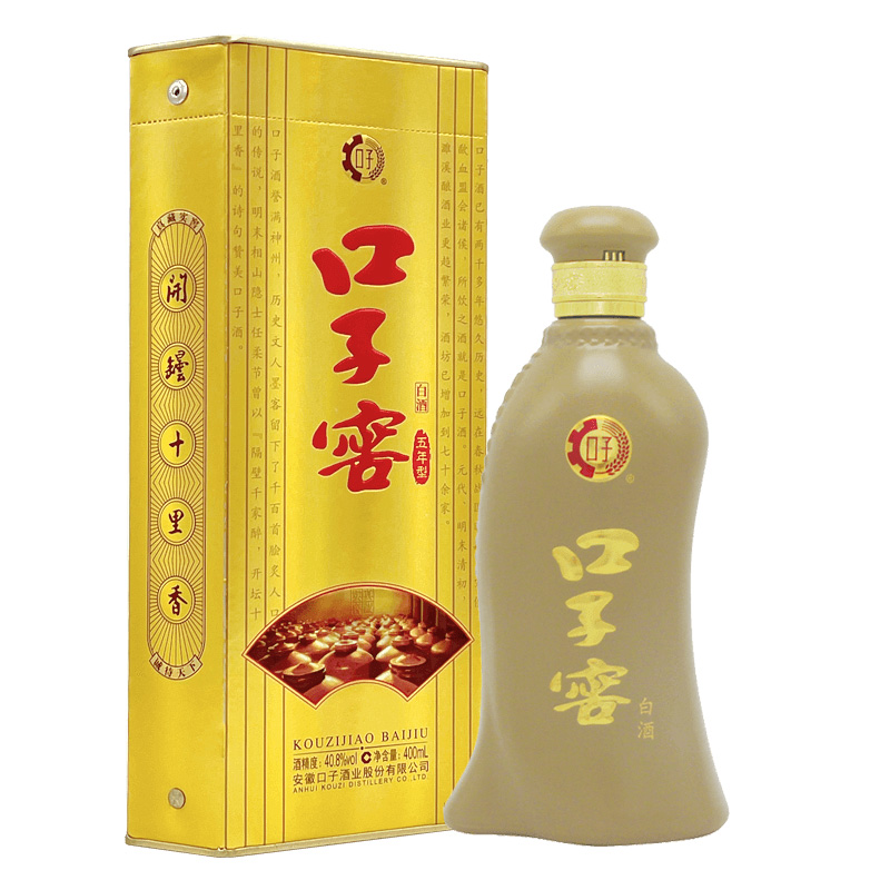 [口子窖年货节]口子窖5年型五年型40.8度400ML单瓶兼香型白酒口子酒高清大图