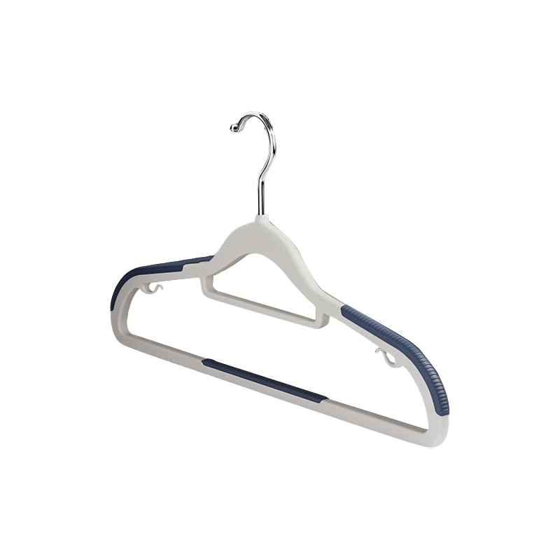 围达 双位防滑衣架 42*22cm蓝 组