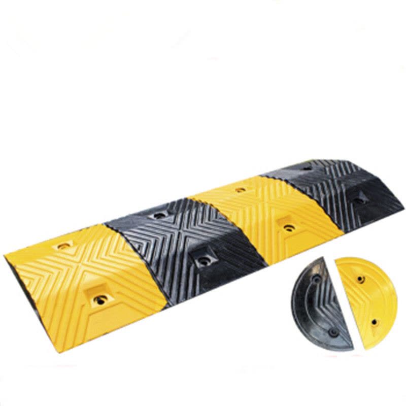 橡胶减速带 250*300*45 1米 含安装图片