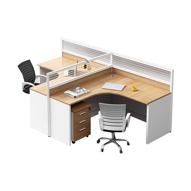 中豫鑫泽 ZYXZ5031819 屏风办公桌职员工位卡座 T型双人位含柜