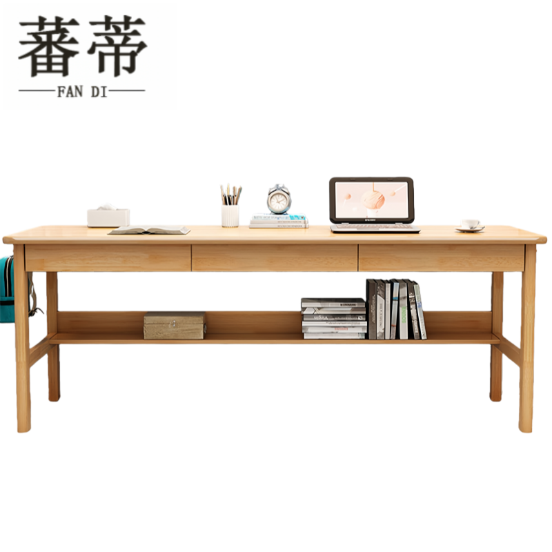 蕃蒂书桌180*55*75cm张高清大图