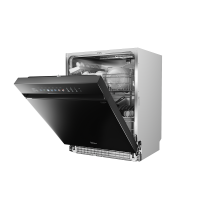 美的(Midea)14套家用嵌入式全自动洗碗机S55变频热风烘干Ag+抑菌四星级消毒除菌智能WIFI