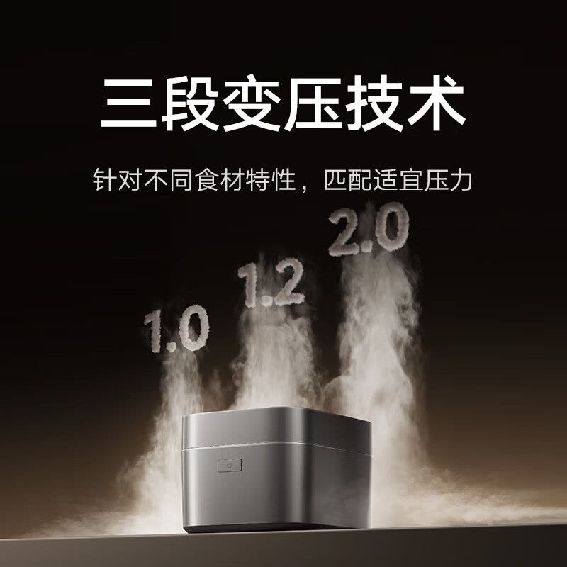 小米(MI)智能变压IH电饭煲 4L 黑色 米家多功能电饭锅家用3-4个人煮饭锅煮粥锅 智能预约 不粘锅内胆大容量烧饭图片