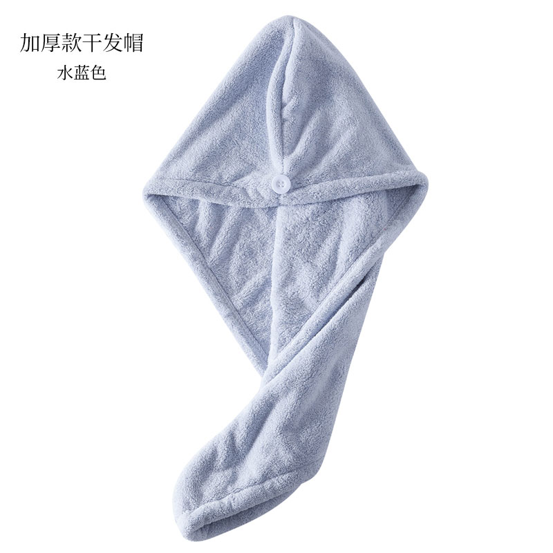 干发帽女湿头发强吸水双层加厚速干毛巾超儿童巾网红款抖音抖音擦 三维工匠 卡其干发帽双层加厚