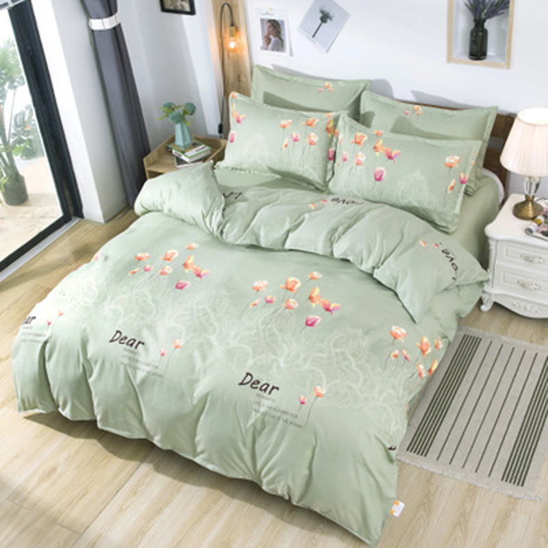 高品质加厚四件套 200*230CM 床单被套床上用品多花可选 亲肤舒适 四季可用 秋冬四件套AWANHOO A118
