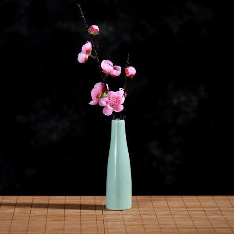 苏宁放心购陶瓷小花瓶清新小花插简约创意古典卧室客厅插花摆件水培器小瓷瓶