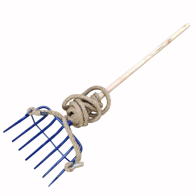 拉耙 七齿 含绳及柄 把图片