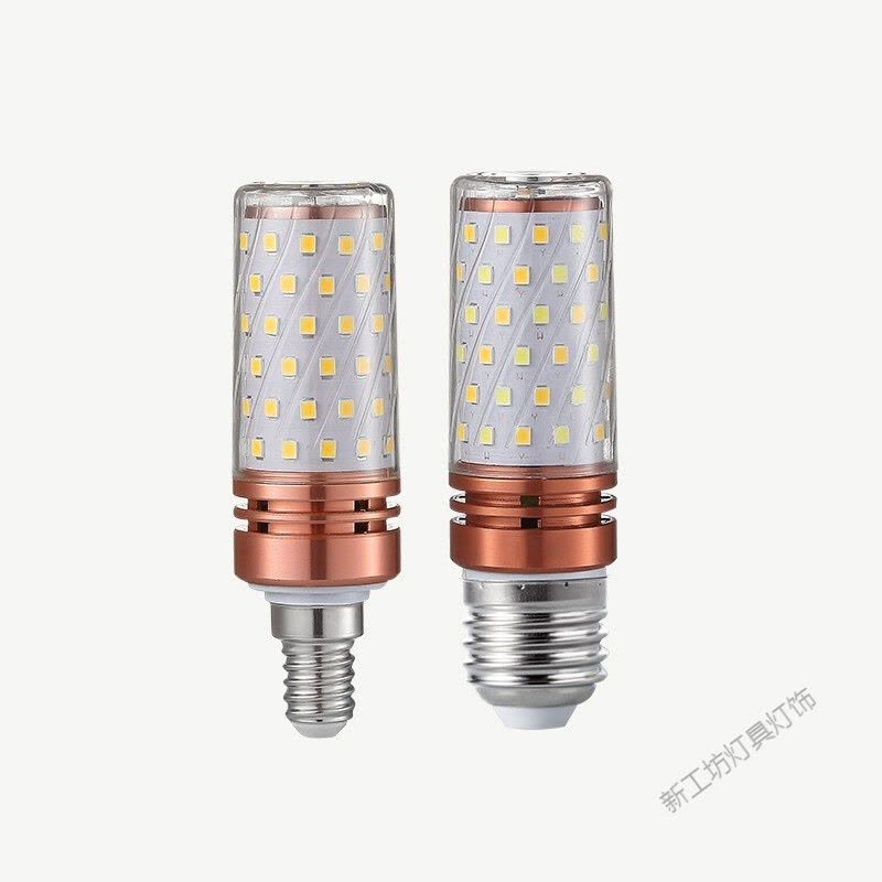 苏宁放心购 LED玉米节能灯泡三色变光暖白无频闪E27大螺口E14小螺口12W16W图片