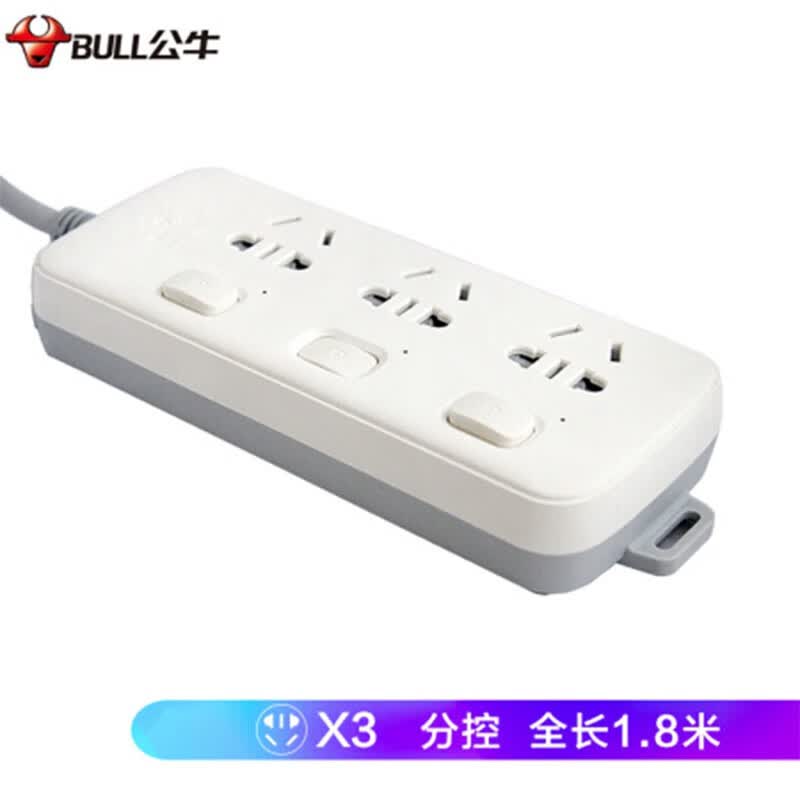 BULL公牛延长线插座S1033高清大图