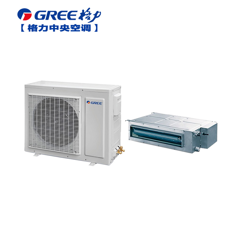 格力(GREE) 家用/商用中央空调C2系列定频冷暖一拖一风管机 2匹适用20-25㎡ FGR5/C2Nh-N3