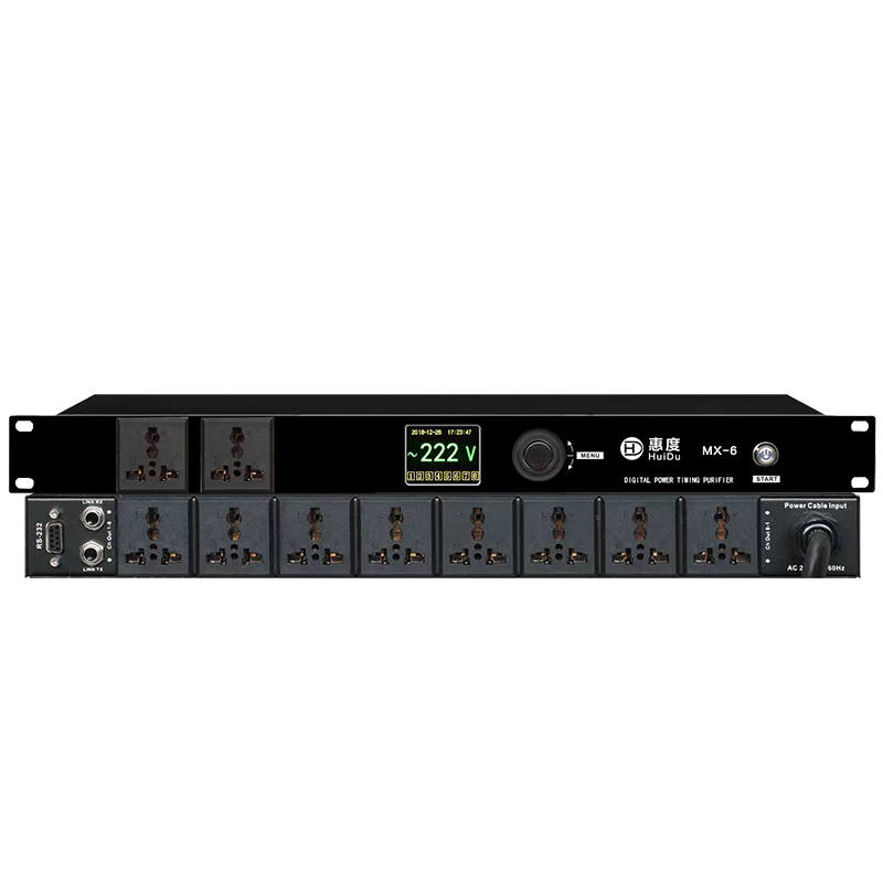 惠度(HuiDu)专业8+2路多功能电源时序器处理器 MX-6(销售单位:台)高清大图