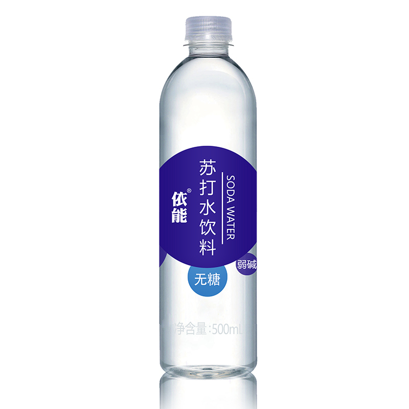 依能 加锌 无糖无汽弱碱 苏打水饮料 500ml*24瓶