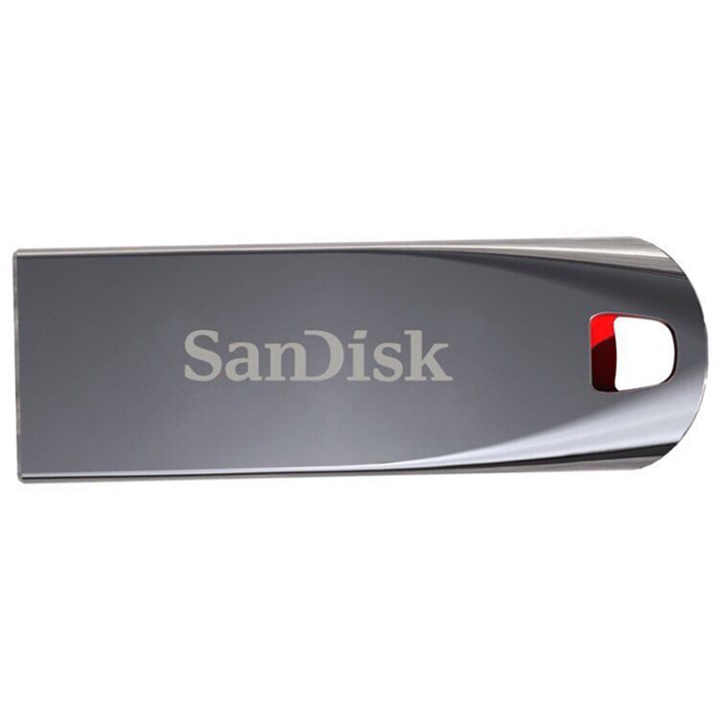 闪迪(SanDisk)酷晶CZ71-64GB U盘金属车载优盘加密防水USB2.0闪存盘学生u盘个性定制激光刻字银色
