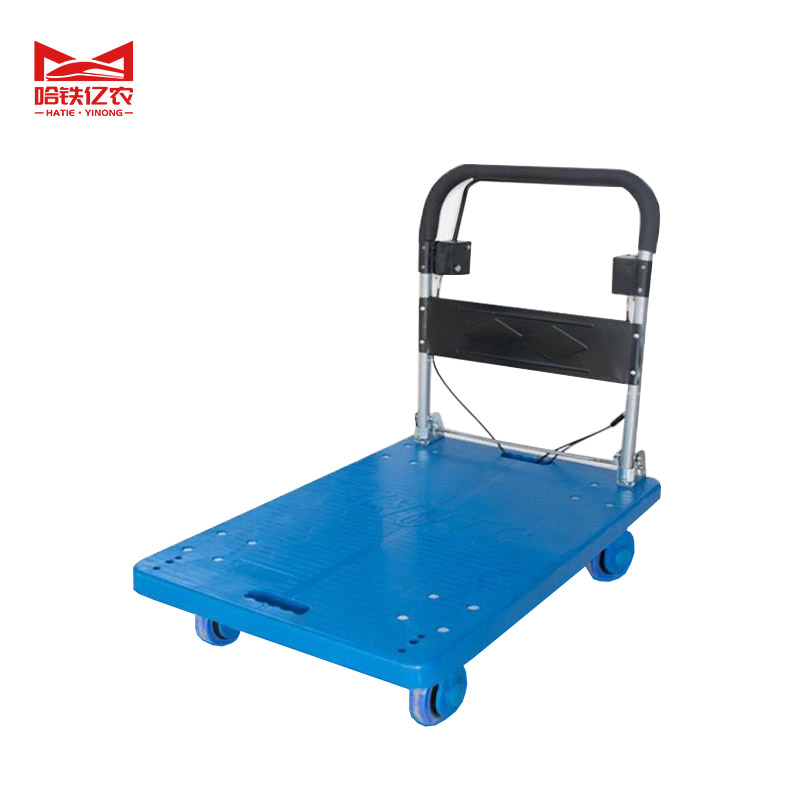 哈铁亿农 手刹平板车手推车90*60/个高清大图