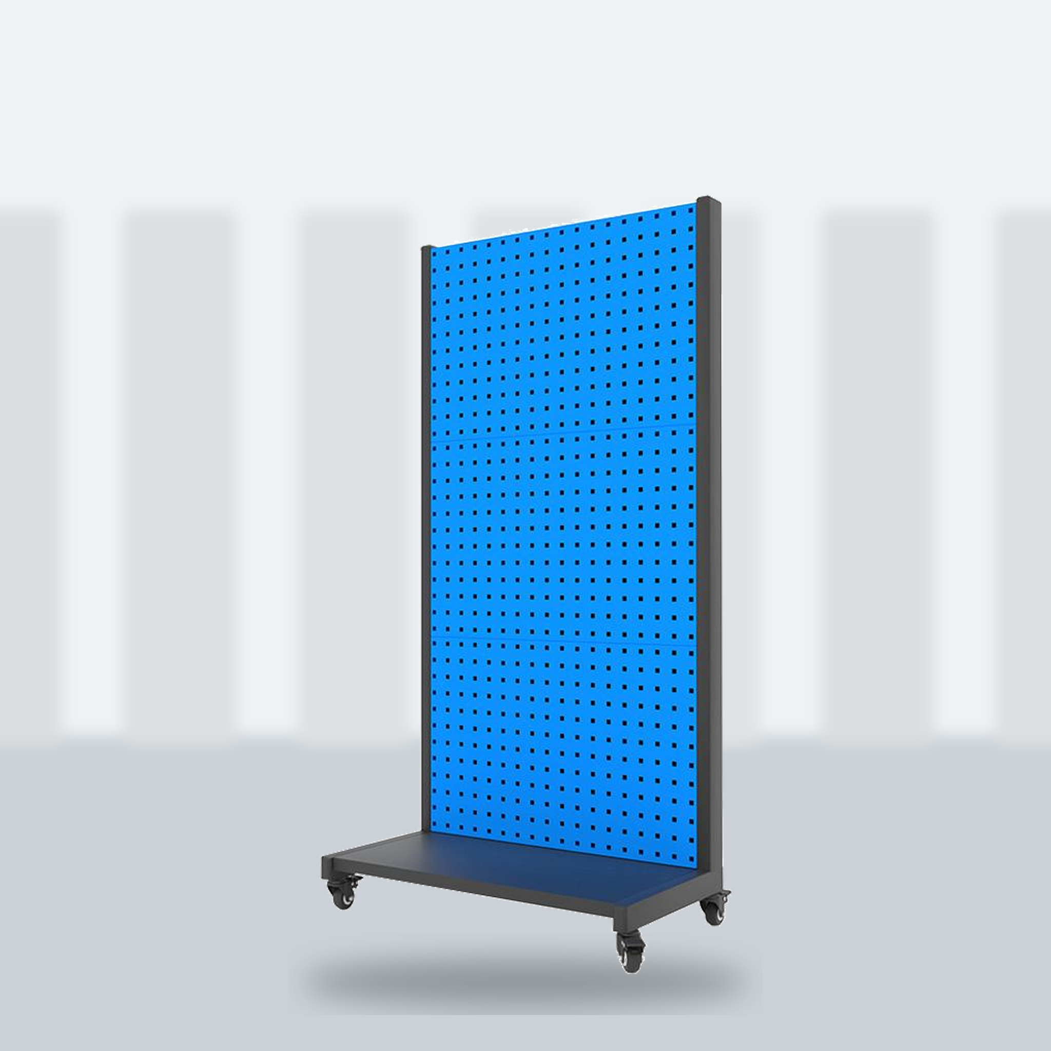 增辉智仓 洞洞板工具架 单面660*410*1490mm 个高清大图