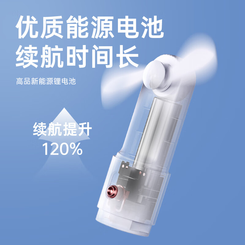 十足酷 SZK-K02 便携式充电风扇迷你手持高清大图
