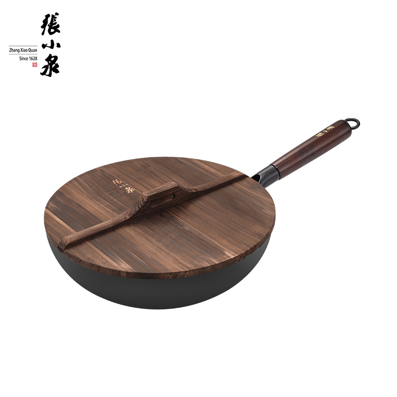 张小泉中华老字号匠艺老铁锅高清大图