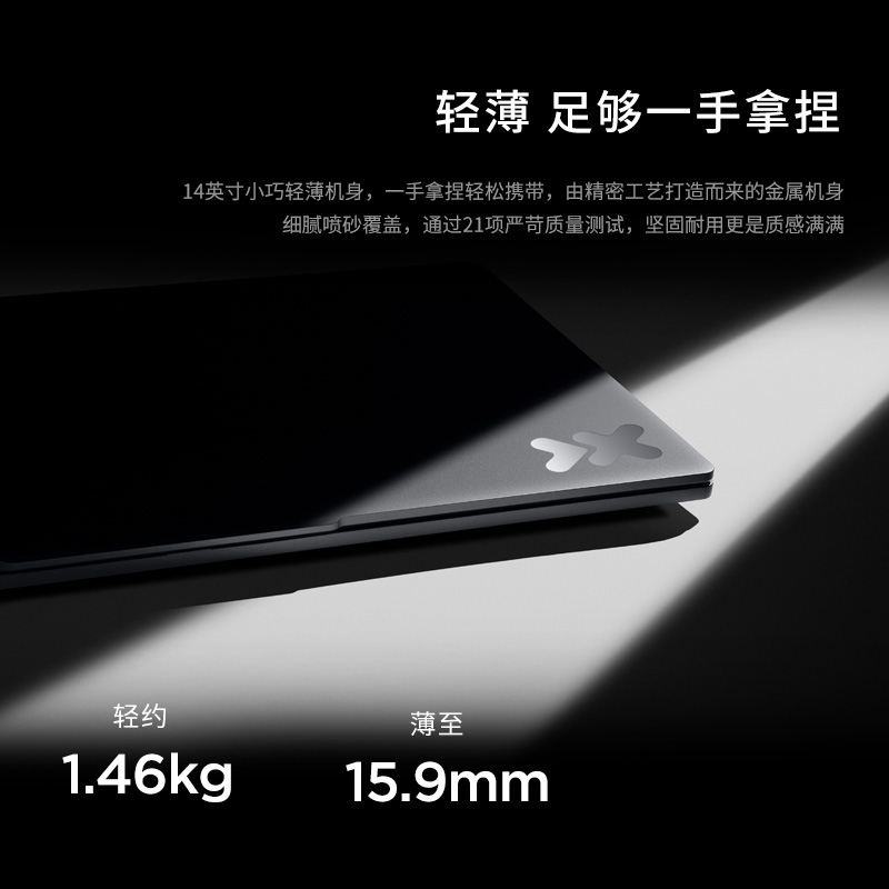 联想(Lenovo)小新Pro14锐龙版14英寸轻薄笔记本电脑(R7-8745H 24G 1T 2.8K 120Hz OLED)鸽子灰高清大图