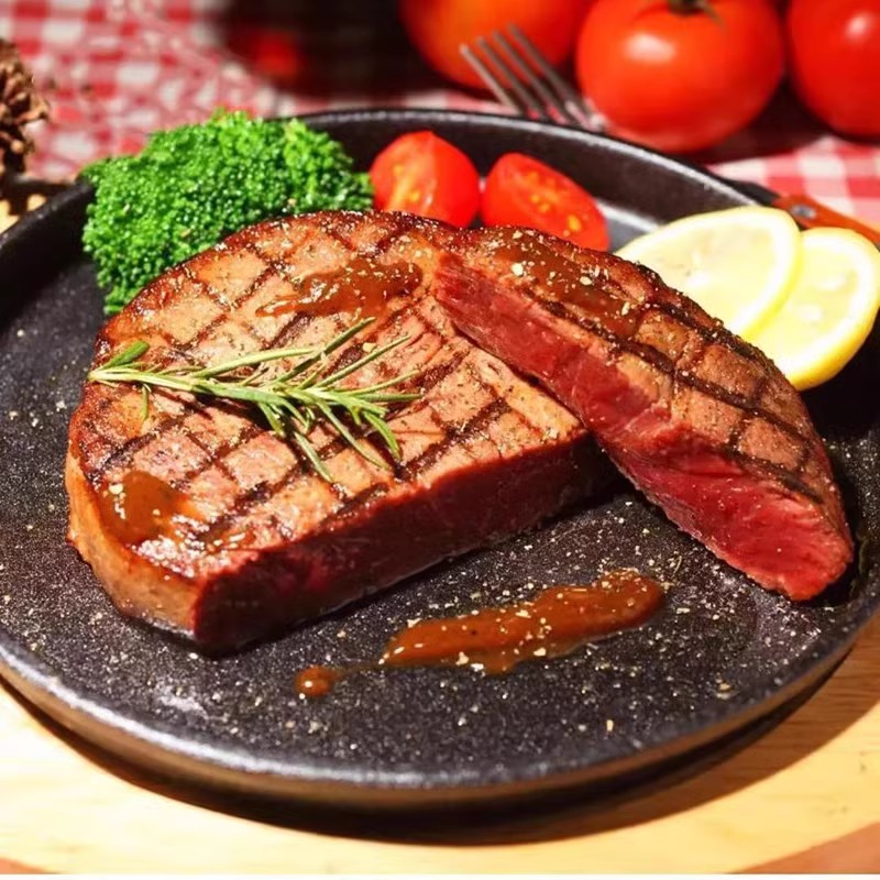 艾克拜尔原切眼肉牛排1kg(7-10片)+酱包高清大图