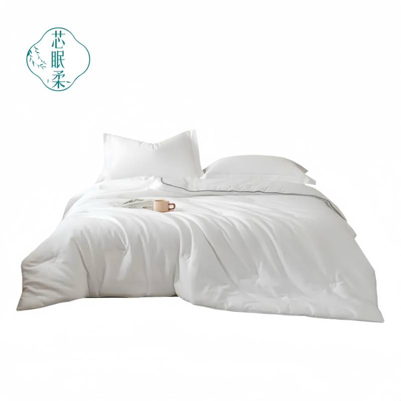 芯眠柔MR-34 200*230cm 5斤 1件/条 绒面细腻提花蚕丝棉被 被子(计价单位:条)白色