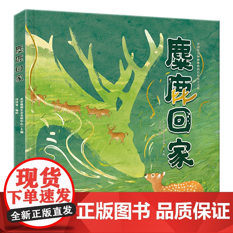 正版 麋鹿回家 中国传奇物种麋鹿四不像的百年复兴之路北京麋鹿生态实验中心著 18头麋鹿是怎样存活下来的 热爱大自然与动物高清大图