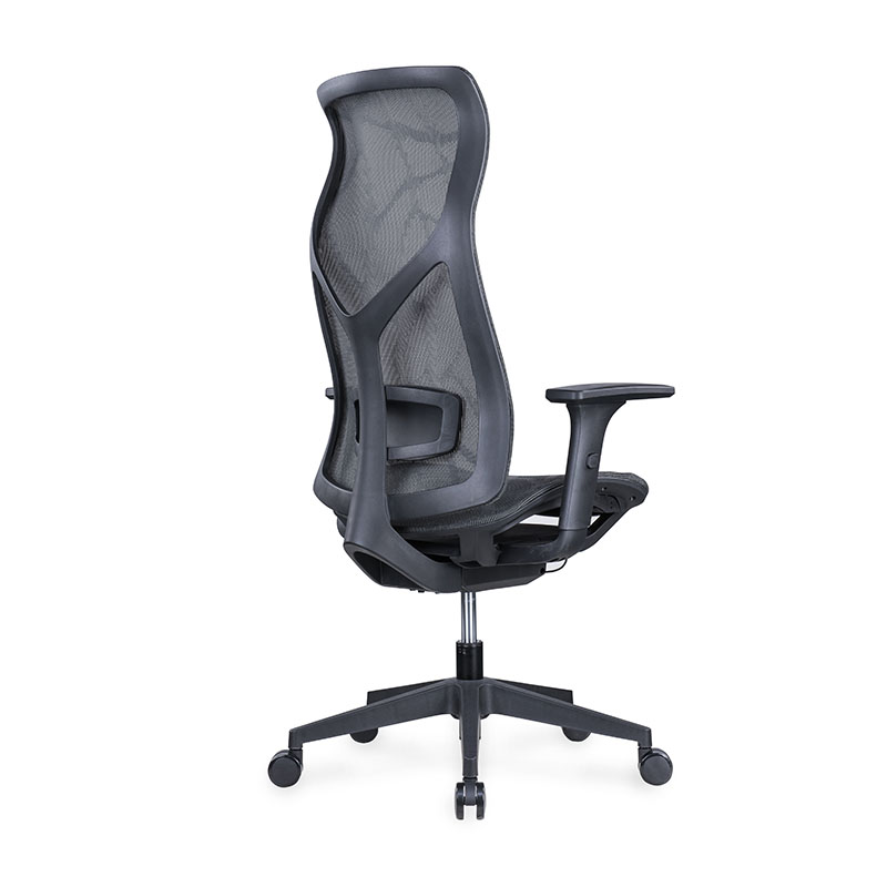 麦格尚 网椅JY283 工学椅办公椅午休椅电竞椅黑色老板椅高清大图