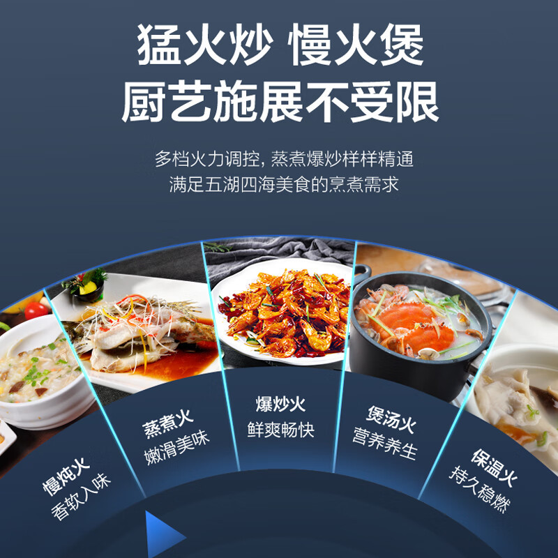 万和一级能效 燃气灶4.5KW大火力嵌入式台式两用灶具家用双灶液化气 钢化玻璃 全进风 JZY-B7L51高清大图