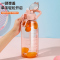 希乐大容量水杯女生高颜值tritan吸管杯子便携夏季塑料运动大水壶2.0L XL-2219