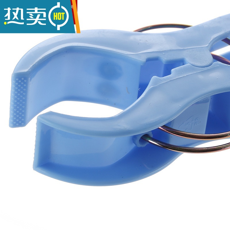 敬平衣服夹子 大号衣被夹 家用大号被子夹子 强力多功能防风晒衣夹 30013中号一包5个高清大图