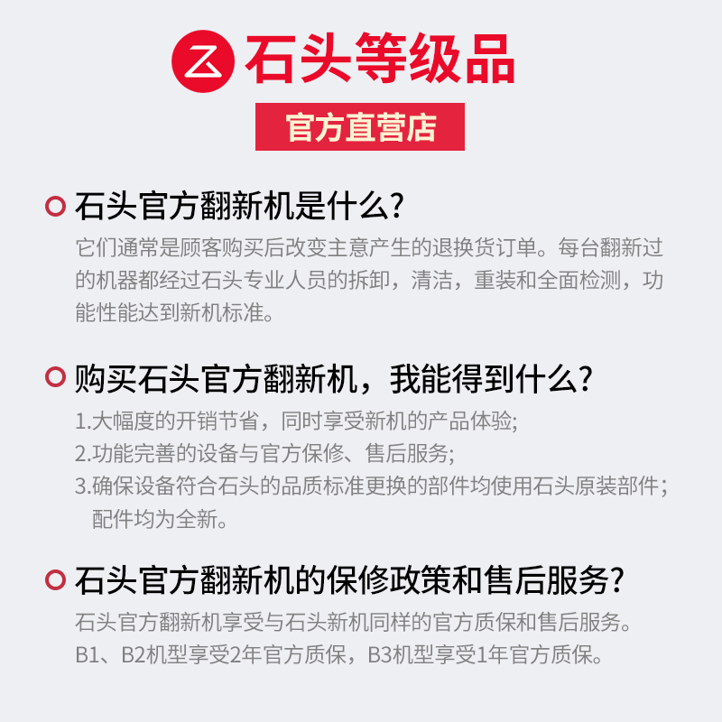 石头智能洗地机A30 Pro-B2(轻微试用 95成新)官翻机 平躺热洗速干吸洗拖地一体机高清大图