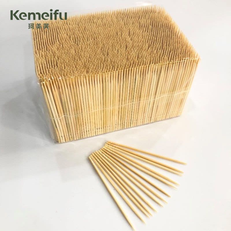 珂美芙 竹制牙签 单头3000根/包图片