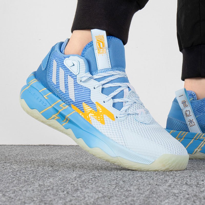 阿迪达斯 (adidas)男鞋 2023夏季新款运动鞋利拉德DAME 8场下实战比赛缓震篮球鞋 HQ4504