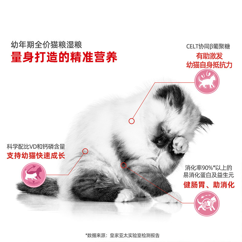 皇家幼年期全价猫粮湿粮(慕斯肉泥)85g
