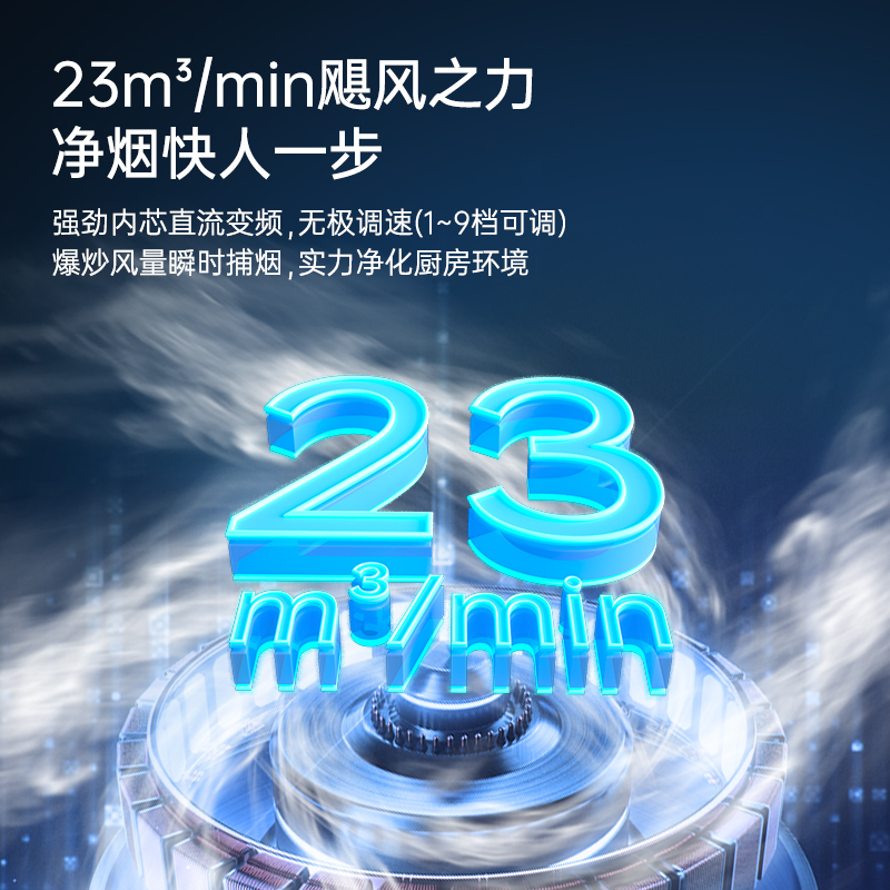红日(RedSun)烟灶套餐家用欧式23立方瞬吸1000pa强排烟机挥手感应油烟机变频双腔定时套装22H+TEM618B高清大图