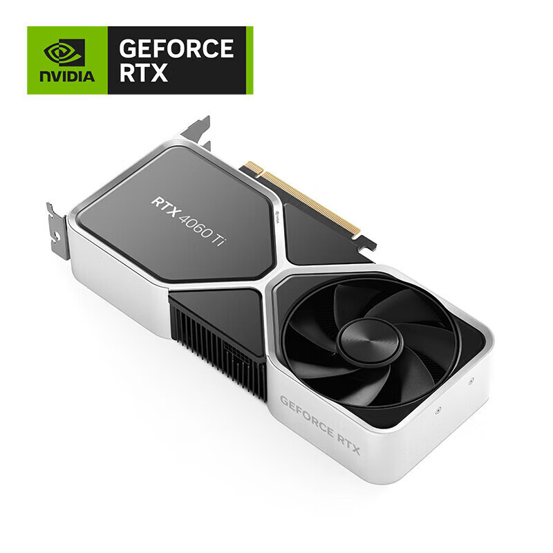 英伟达(NVIDIA)RTX 4060TI 8G 公版 Ai深度学习机计算卡GPU显卡服务器工作站高清大图