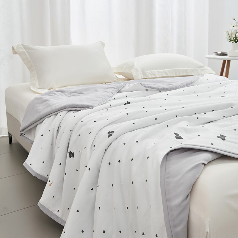 天琴 针织米娅时光夏被(星辰灰)TQ-B114 200*230cm(单位:套)高清大图
