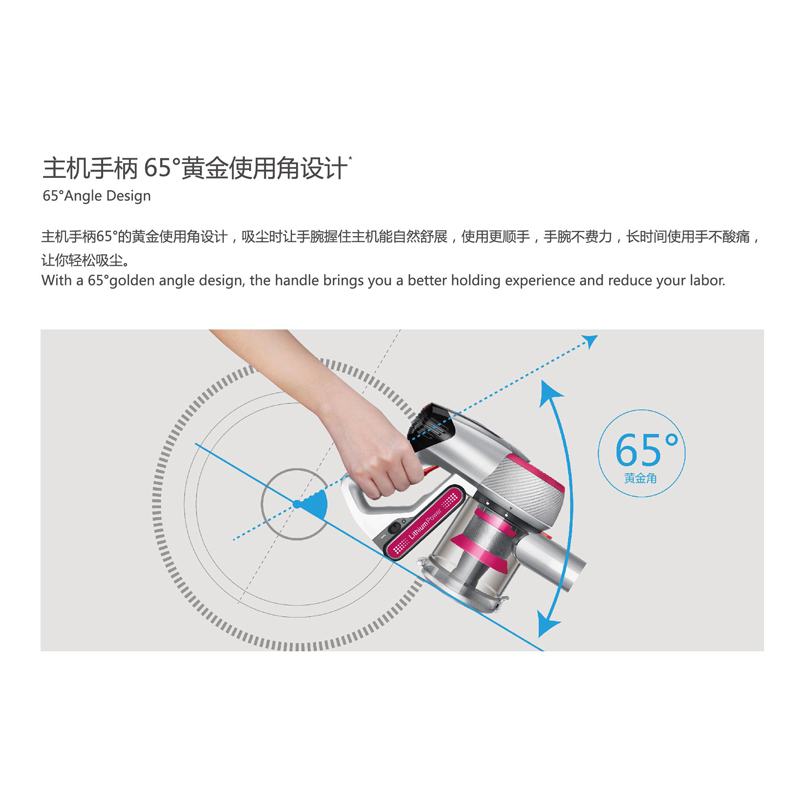 JIMMY莱克吉米PD509吸尘器手持式家用无线大功率大吸力除螨手持吸尘器