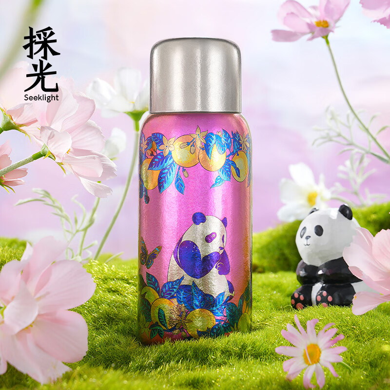 採光纯钛 焕金焖泡杯 380ml修竹·绿CBMP-0385高清大图