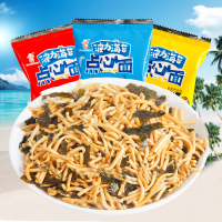 波力海苔点心面20g*10包儿童干脆面点心小吃捏碎面零食干吃方便面