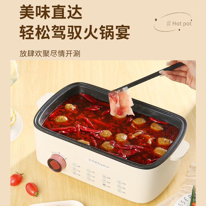 荣事达 电蒸笼(机械、两层、22升)RS-ZG516YB高清大图