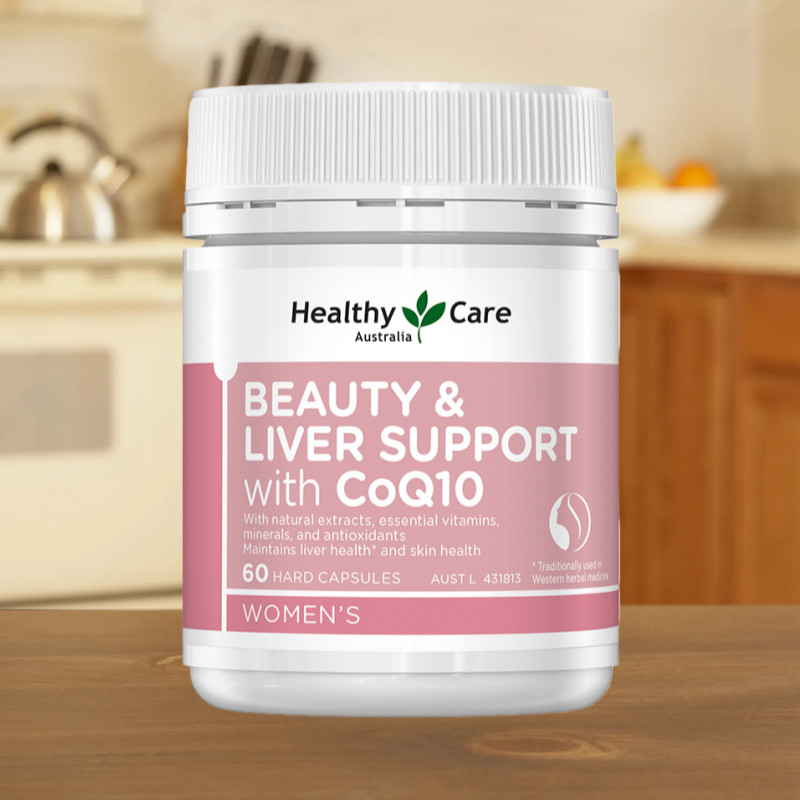 澳世康Healthy Care女士水飞蓟籽葡萄籽辅酶Q10胶囊澳洲原装进口草本精华高浓度熬夜应酬常备 膳食营养补充剂高清大图