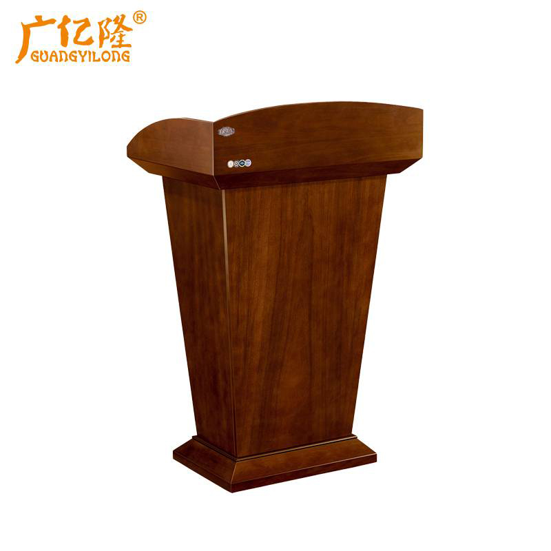 广亿隆多媒体讲台学校演讲台活动发言台定制