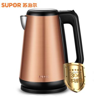 苏泊尔(SUPOR) SWF17S21A电水壶 1.7L电热水壶家用304不锈钢烧水壶保温自动断电