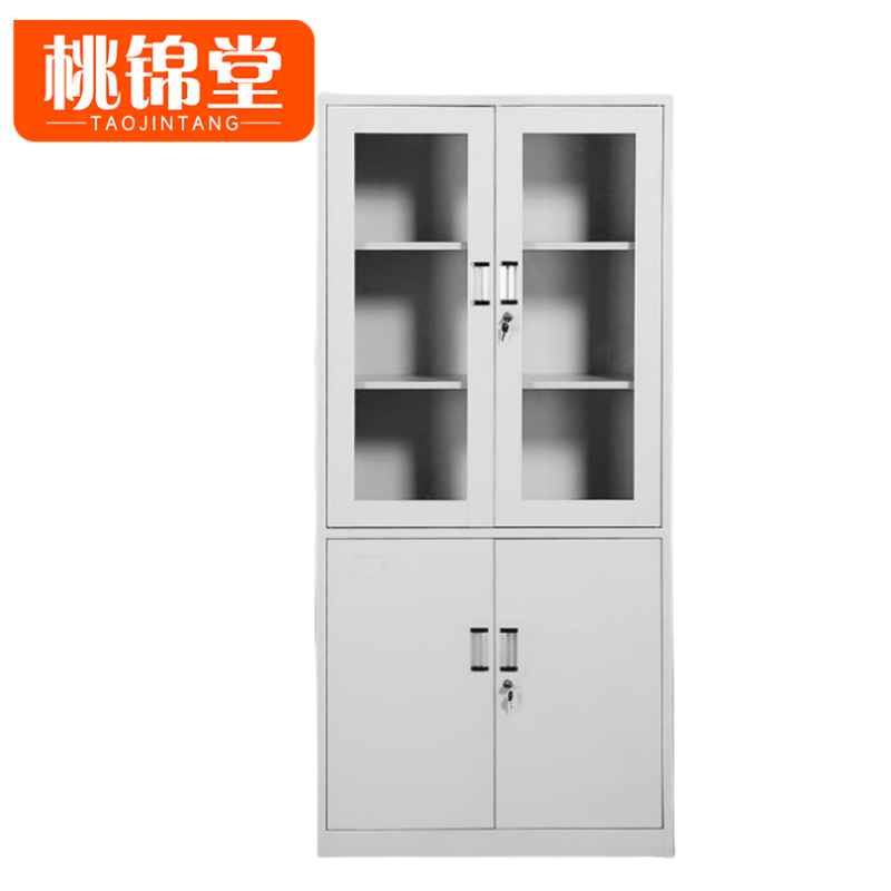 桃锦堂文件柜800*400*1800mm台高清大图