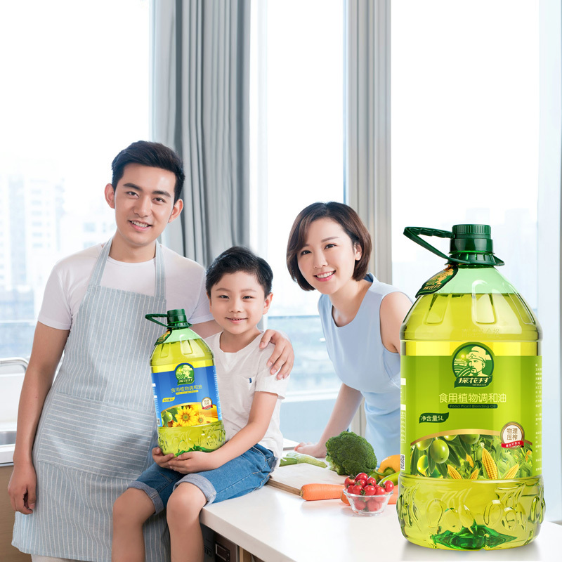 探花村 橄榄调和油 5L*1葵花橄榄 食用油 5L*1植物油 物理压榨
